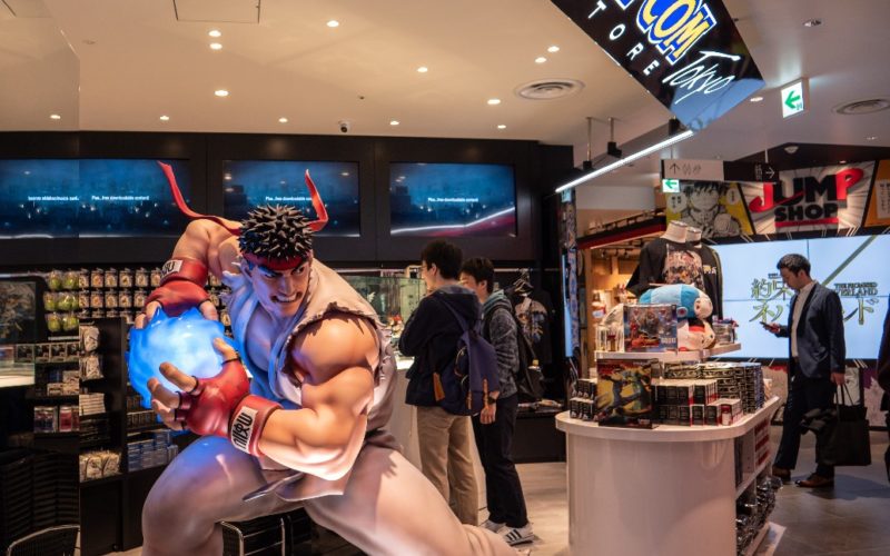 Capcom Store Shibuya Parco in Tokyo Japan