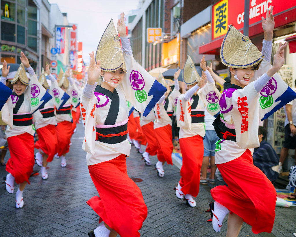 A snap from a past Tokyo Koenji Awa Odori.