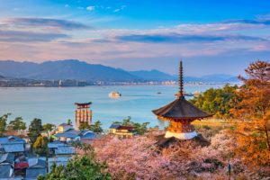 Miyajima in Hiroshima, Japan.