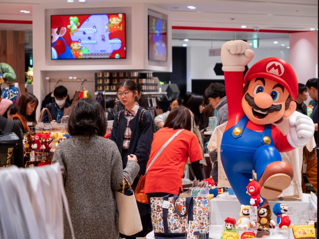 Nintendo Store in Shibuya Tokyo Japan